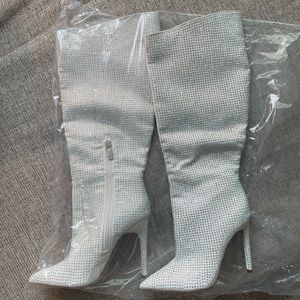 Jennifer Lopez Rhinestone Boots